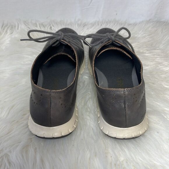 Cole Haan Zerogrand Black Leather Wingtip Oxford Sz 9.5 - Picture 2 of 7